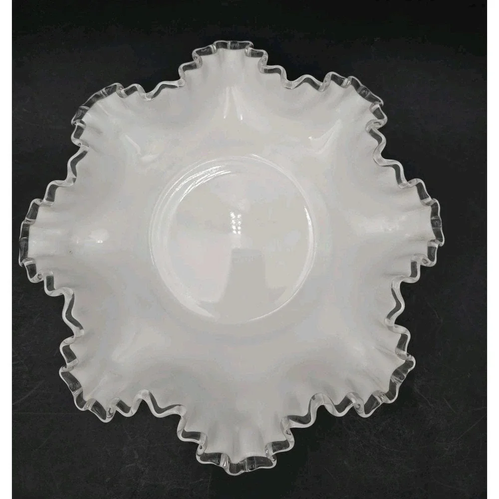Vintage Fenton Silver Crest 11
